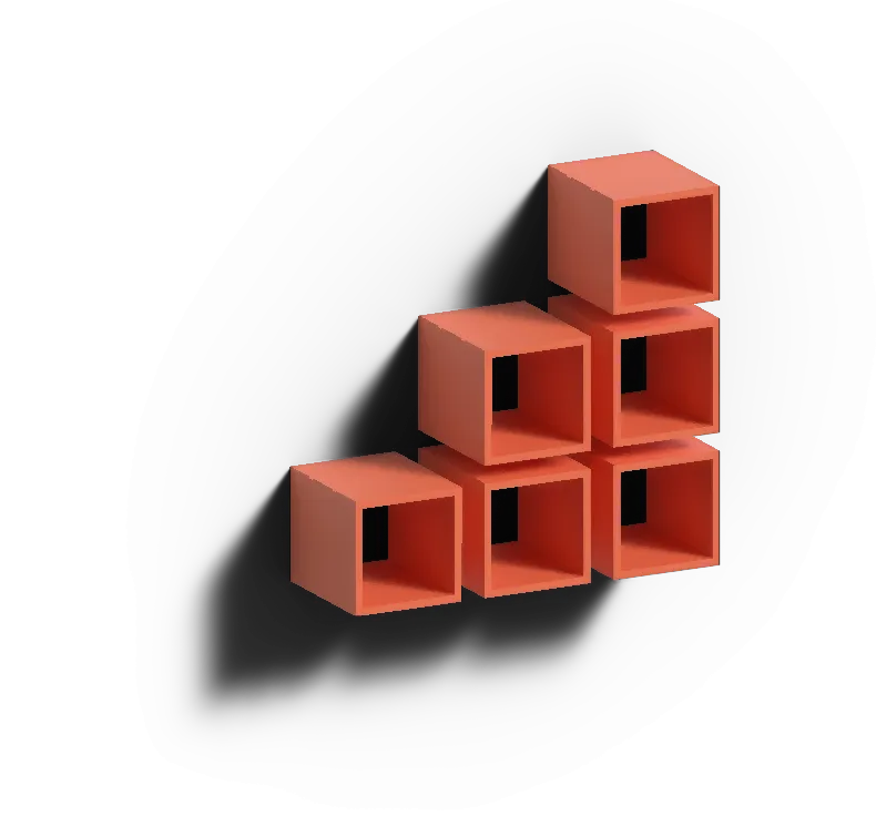 decorative 3d graph element